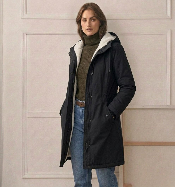 Gwenllian | Plush Hooded Winter Coat