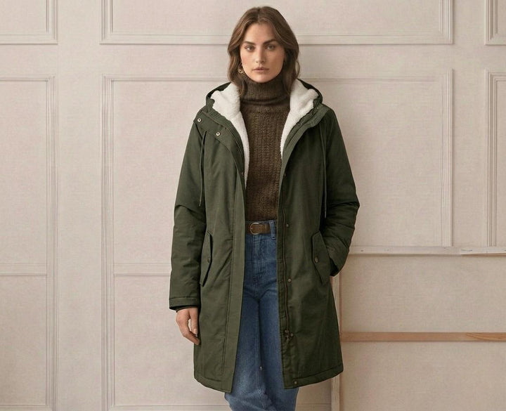 Gwenllian | Plush Hooded Winter Coat