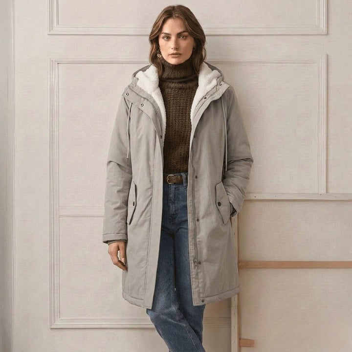 Gwenllian | Plush Hooded Winter Coat