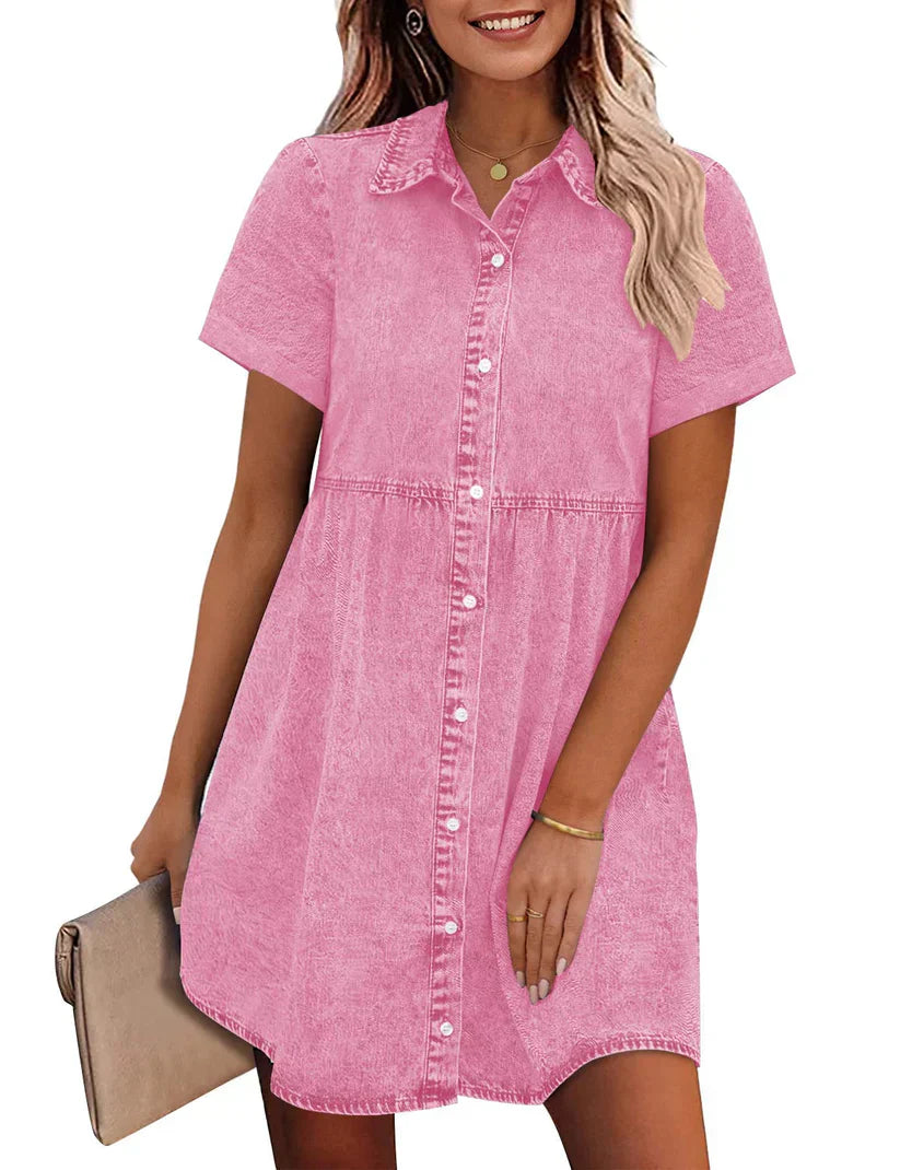 Jane | Everyday Denim Midi Dress