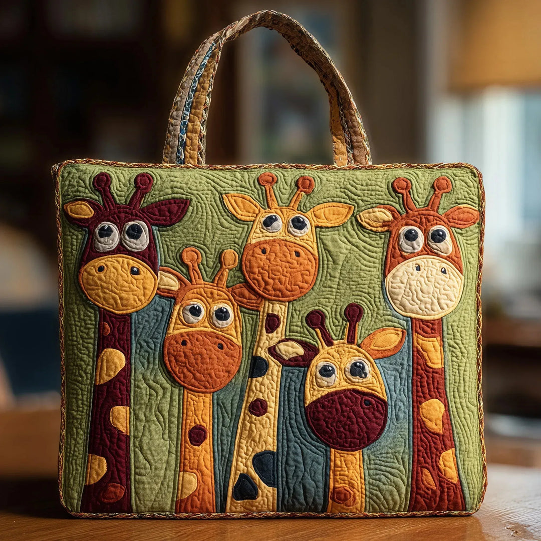 Handmade Bag - Cheerful Giraffe