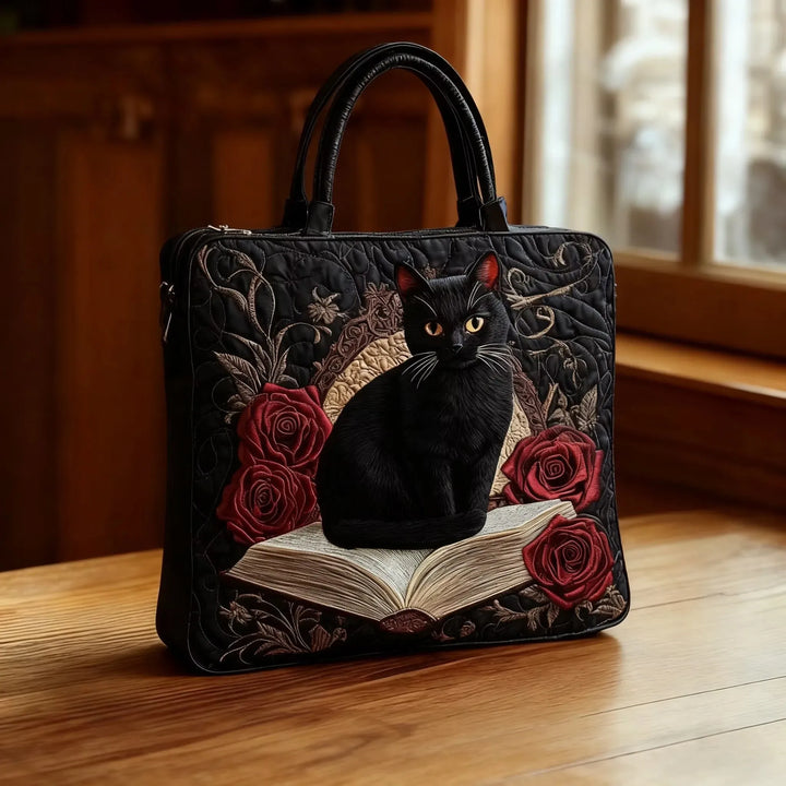 Emie | Black Cat Inspired Quilted Bag