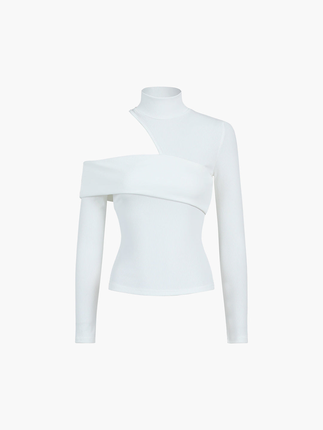 Zeena | Asymmetric High-Neck Top