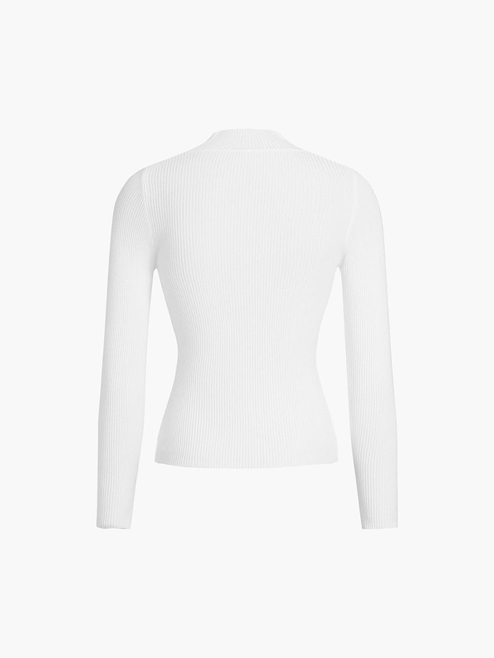 Berenice | Ribbed High-Neck Top