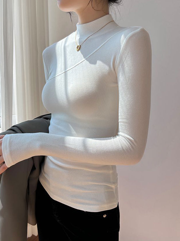 Corliss | Sleek Mock Neck Top
