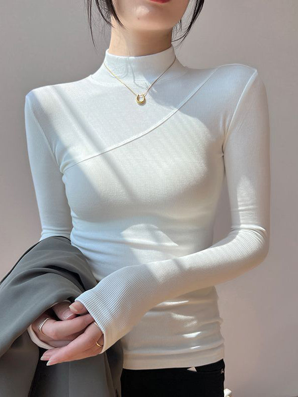 Corliss | Sleek Mock Neck Top