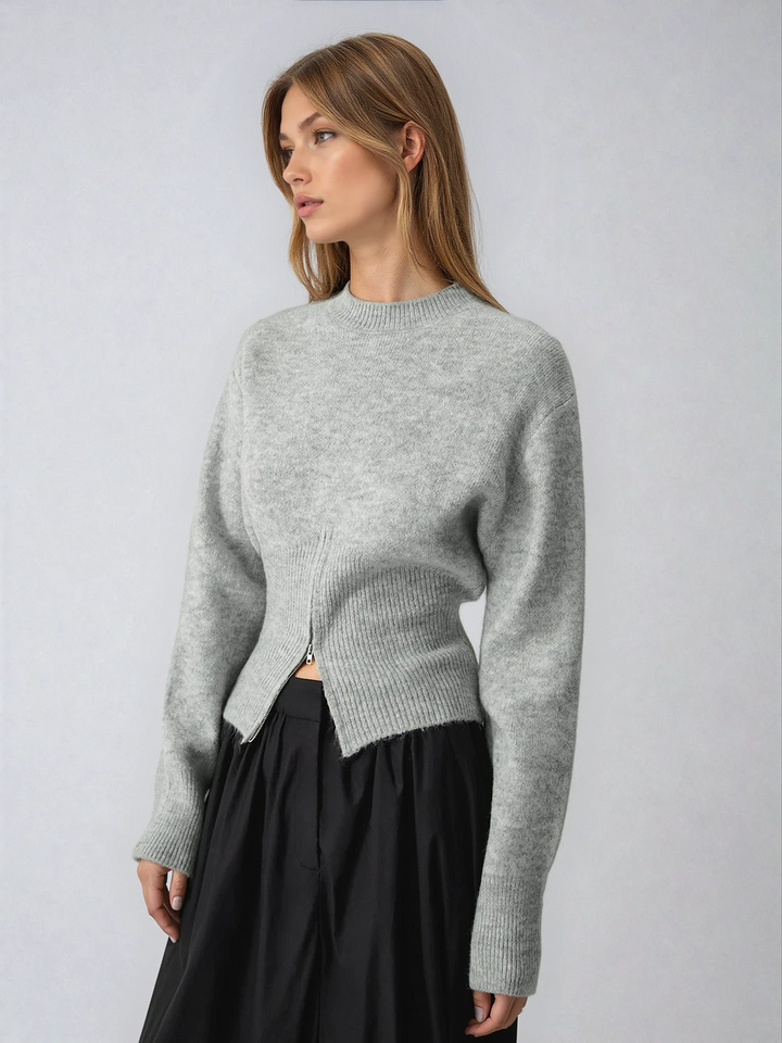 Siobhan | Soft Half-Zip Sweater