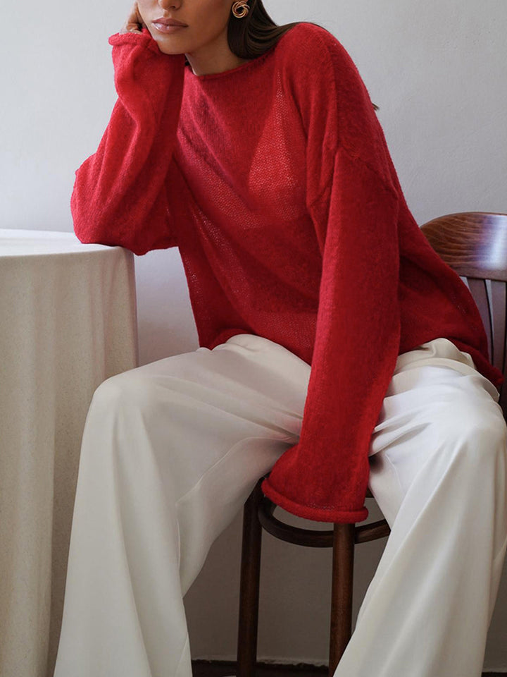Inneke | Airy Boat-Neck Sweater