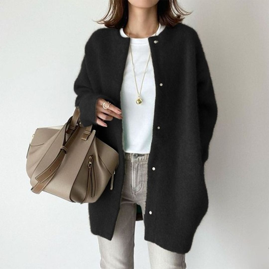 Islay | Relaxed Long-Sleeve Cardigan