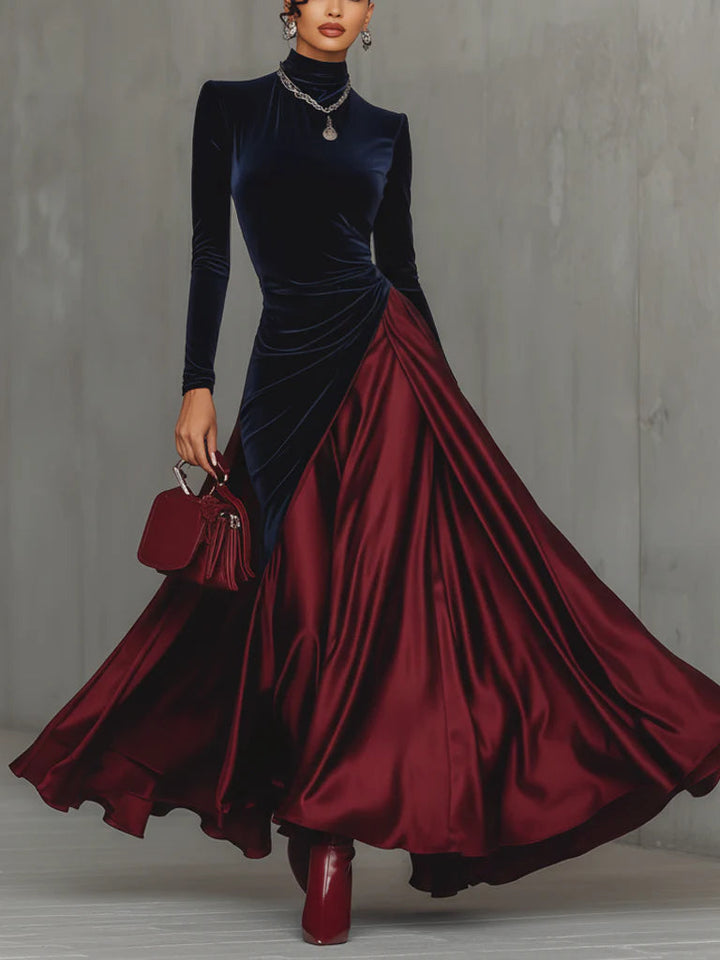 Beryl | Bicolor Evening Gown