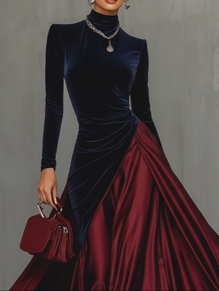 Beryl | Bicolor Evening Gown