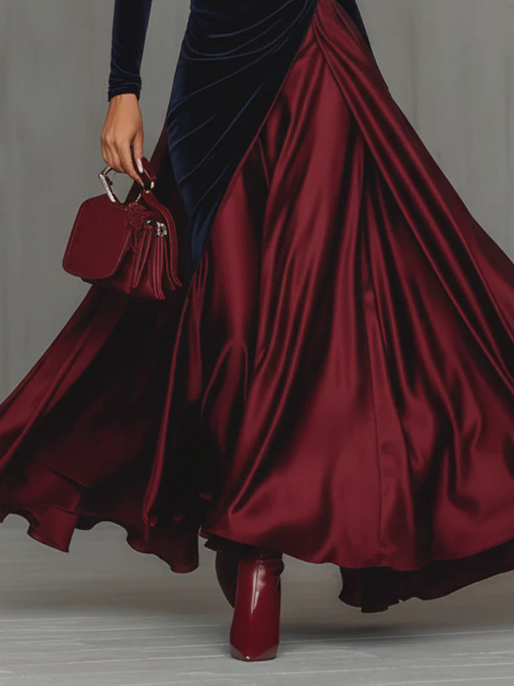 Beryl | Bicolor Evening Gown