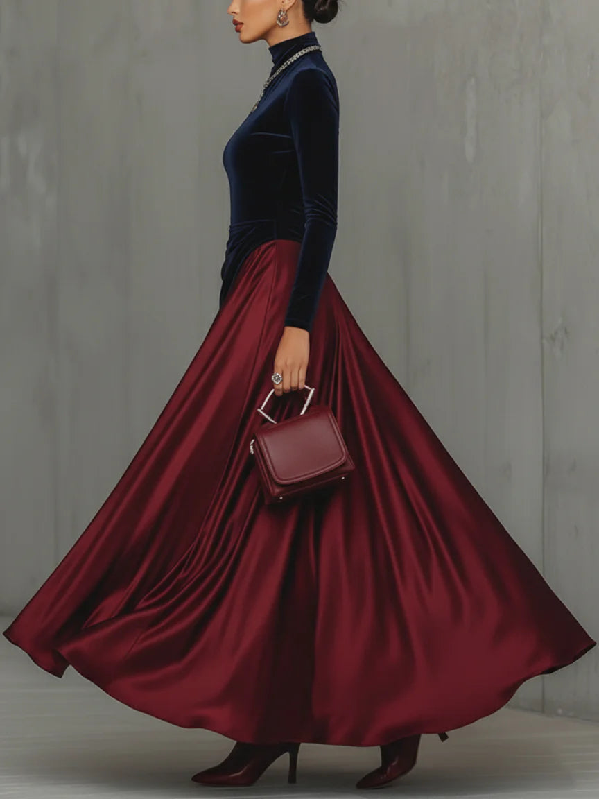Beryl | Bicolor Evening Gown