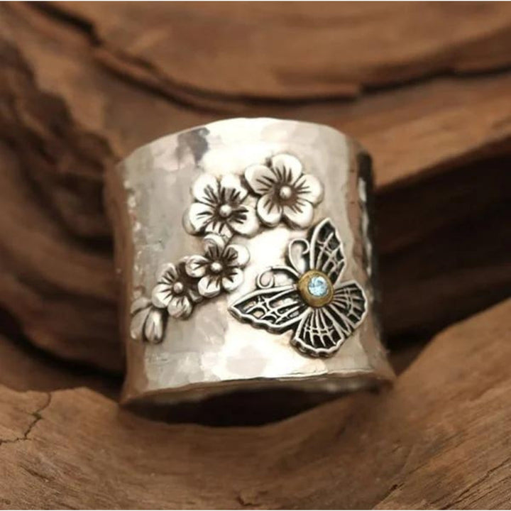 Corina | Bee Flower Butterfly Ring