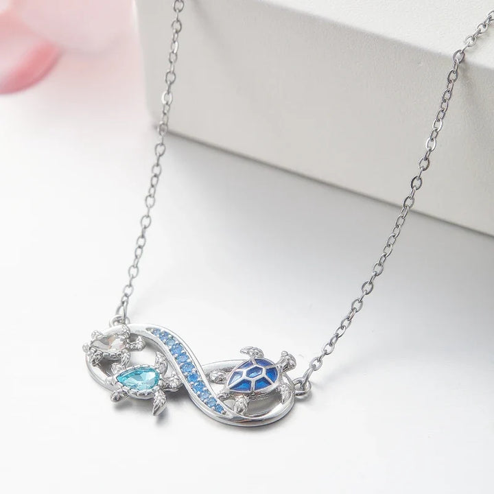Kayleigh | Crystal Turtle Necklace