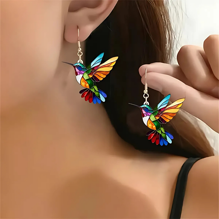Calloway | Hummingbird Necklace Earrings