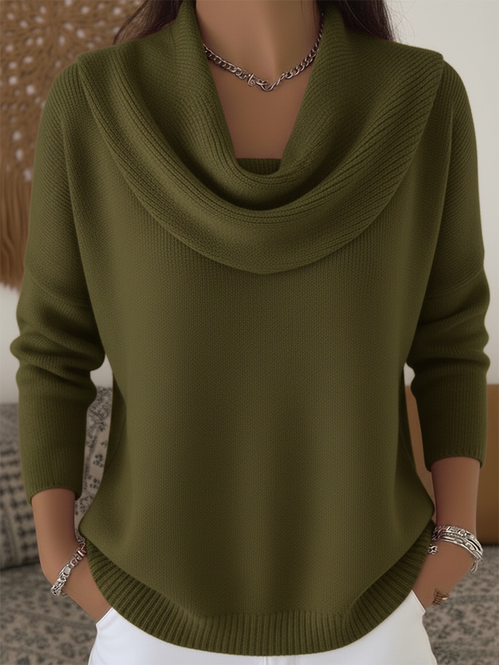 Izabella | Cozy Cowl Neck Pullover