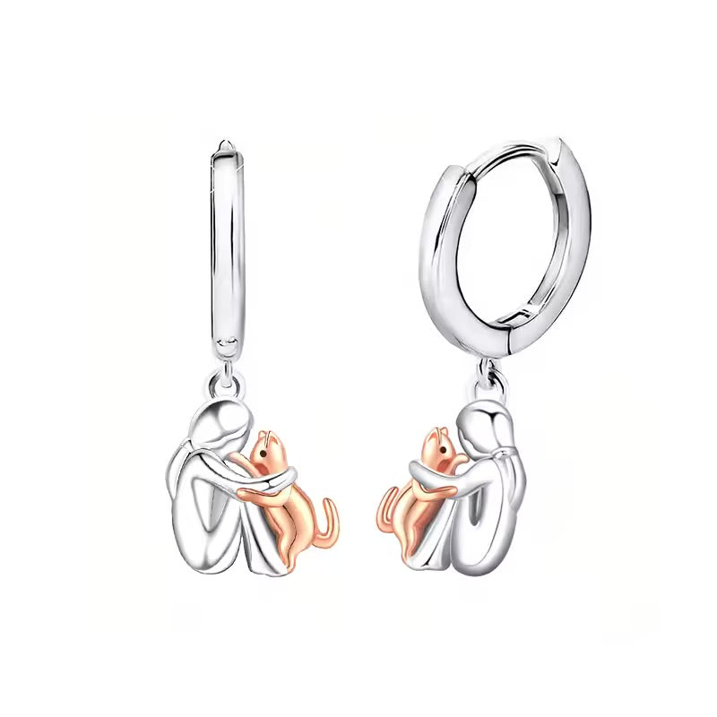 Xiaowen | Cat Mom Embrace Necklace