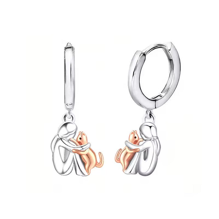 Xiaowen | Cat Mom Embrace Necklace