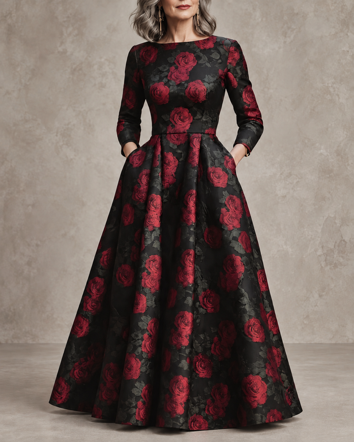 Briar | Elegant Vintage Floral Maxi