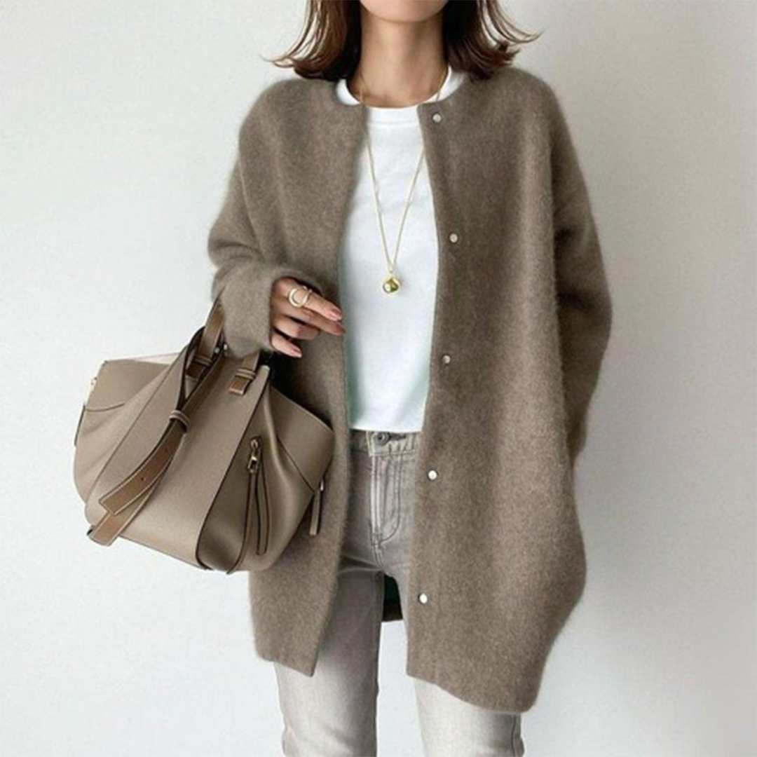 Islay | Relaxed Long-Sleeve Cardigan