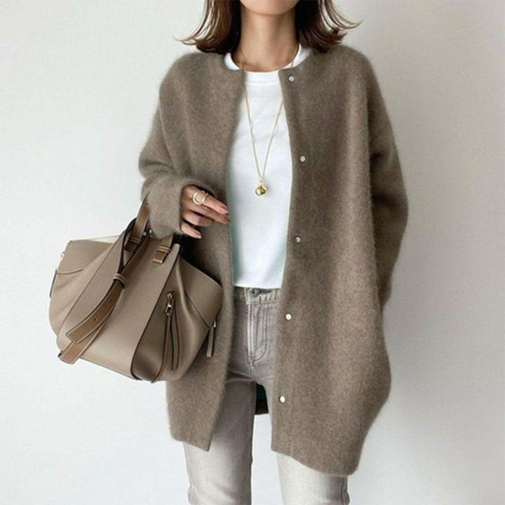 Islay | Relaxed Long-Sleeve Cardigan
