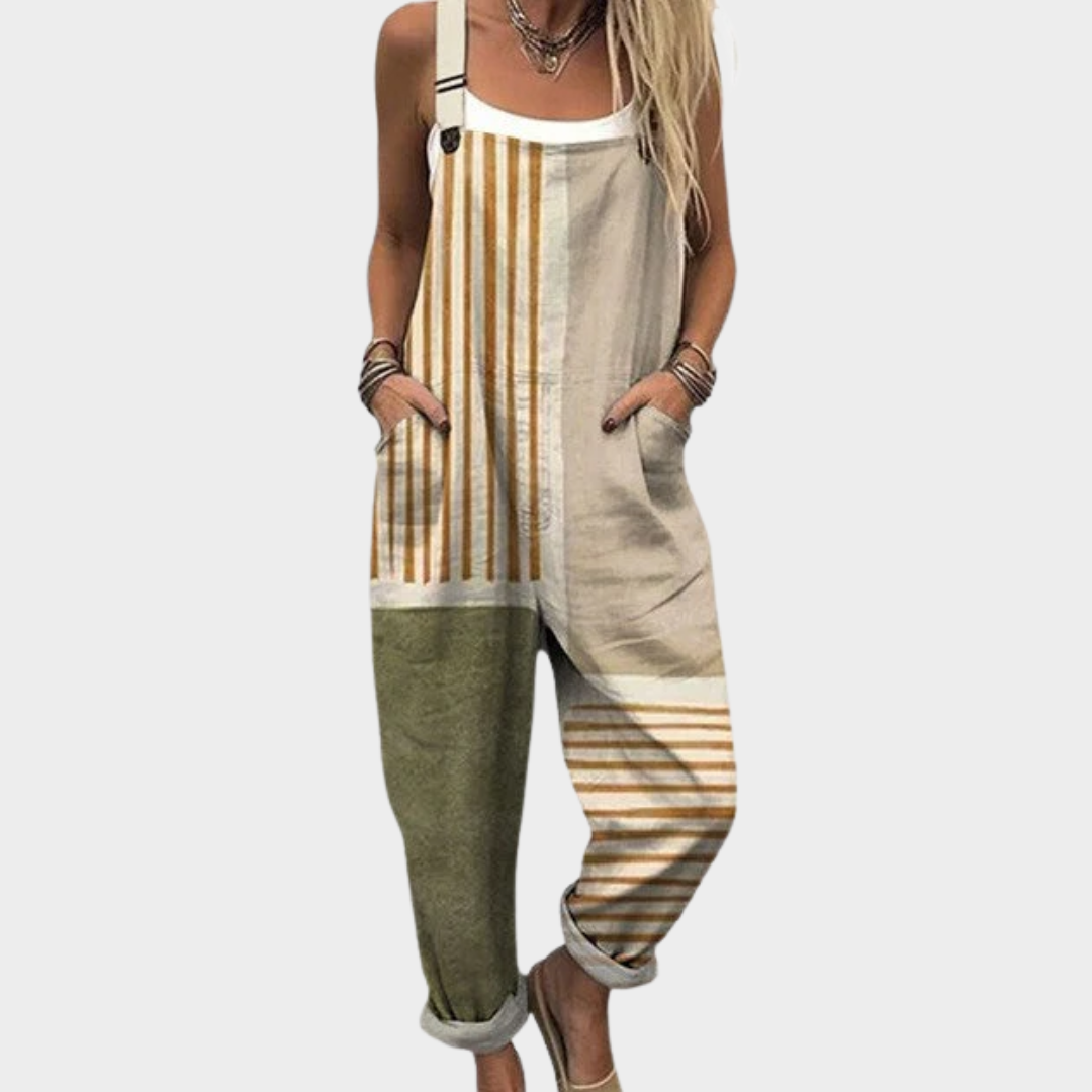 Patricia | Comfortable Printed Overalls