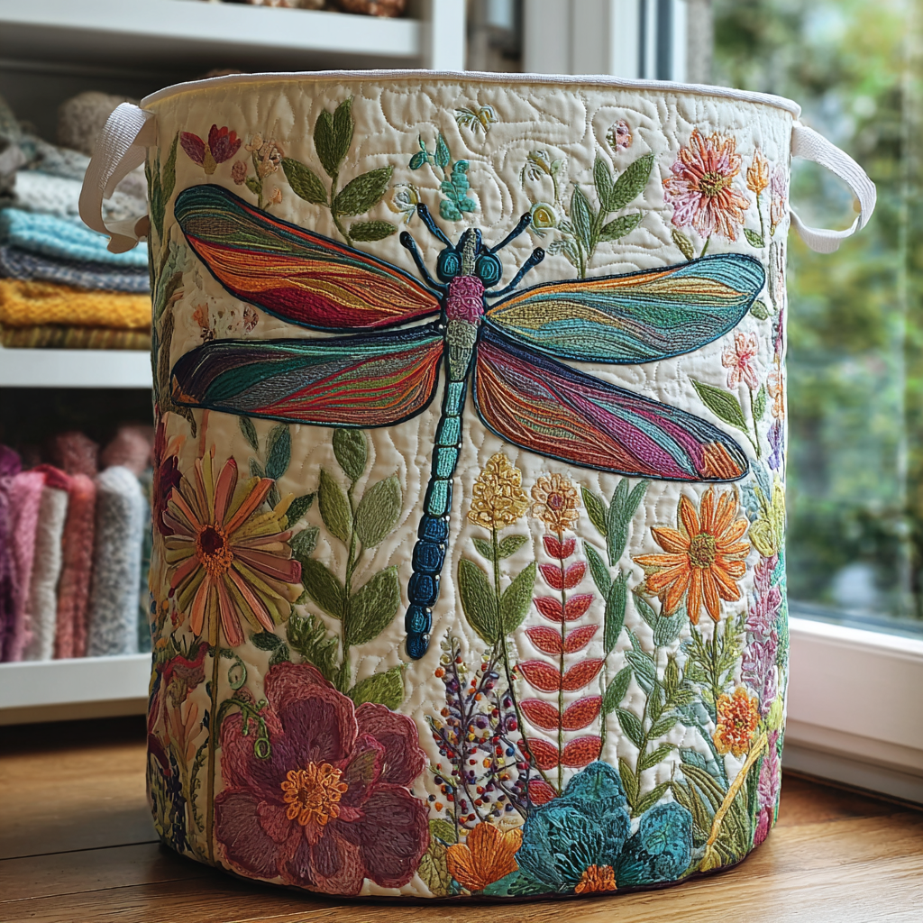 Jessica | Dragonfly Garden Laundry Basket