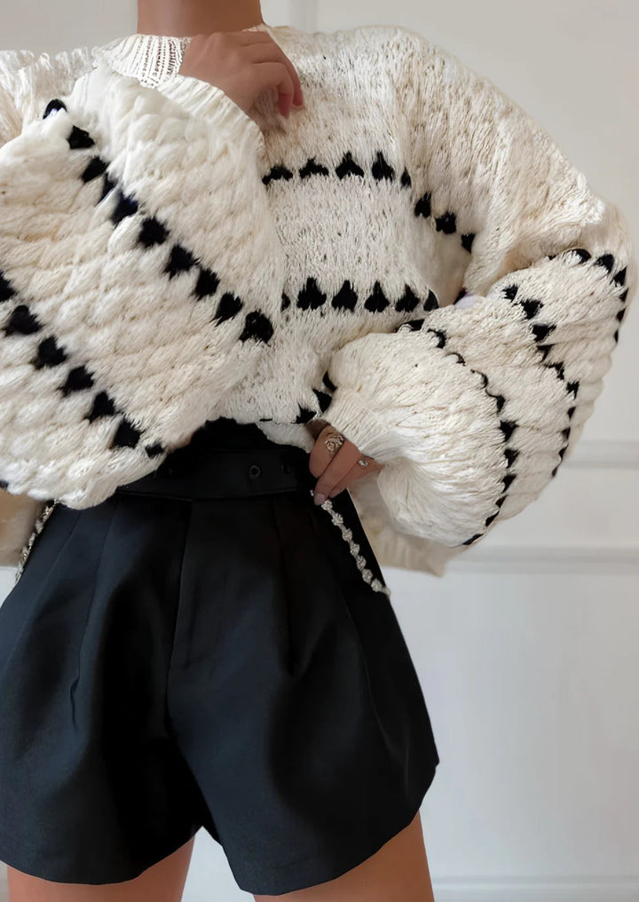 Ondine | Textured Crewneck Sweater