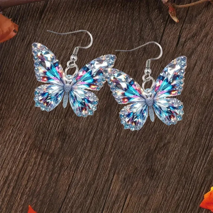 Rhiley | Sparkling Butterfly Statement Earrings
