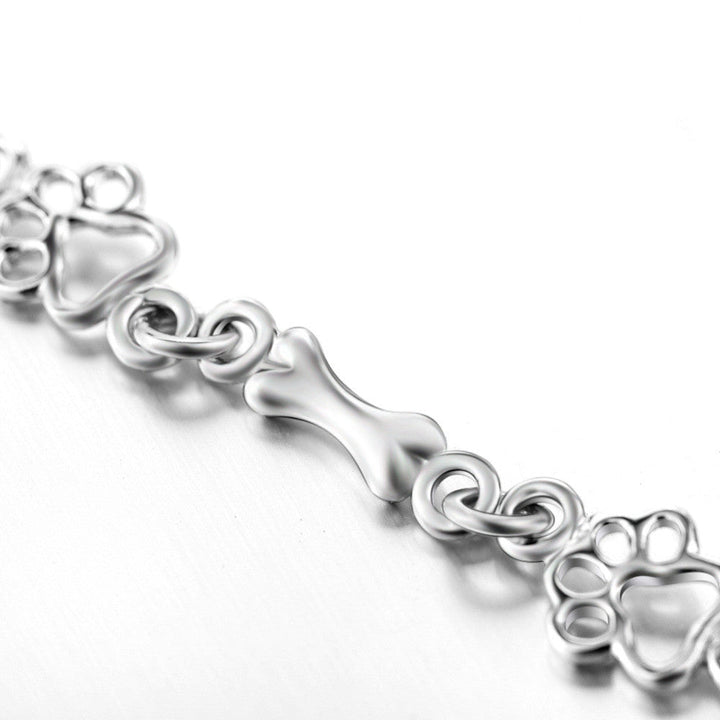 Oster | Silver Dog Paw Bracelet