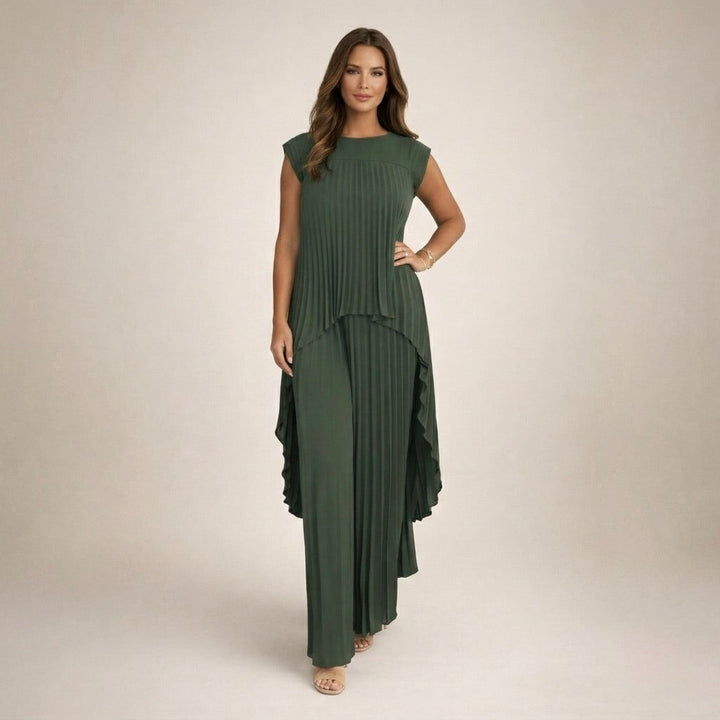 Halina | Elegant Pleated Set
