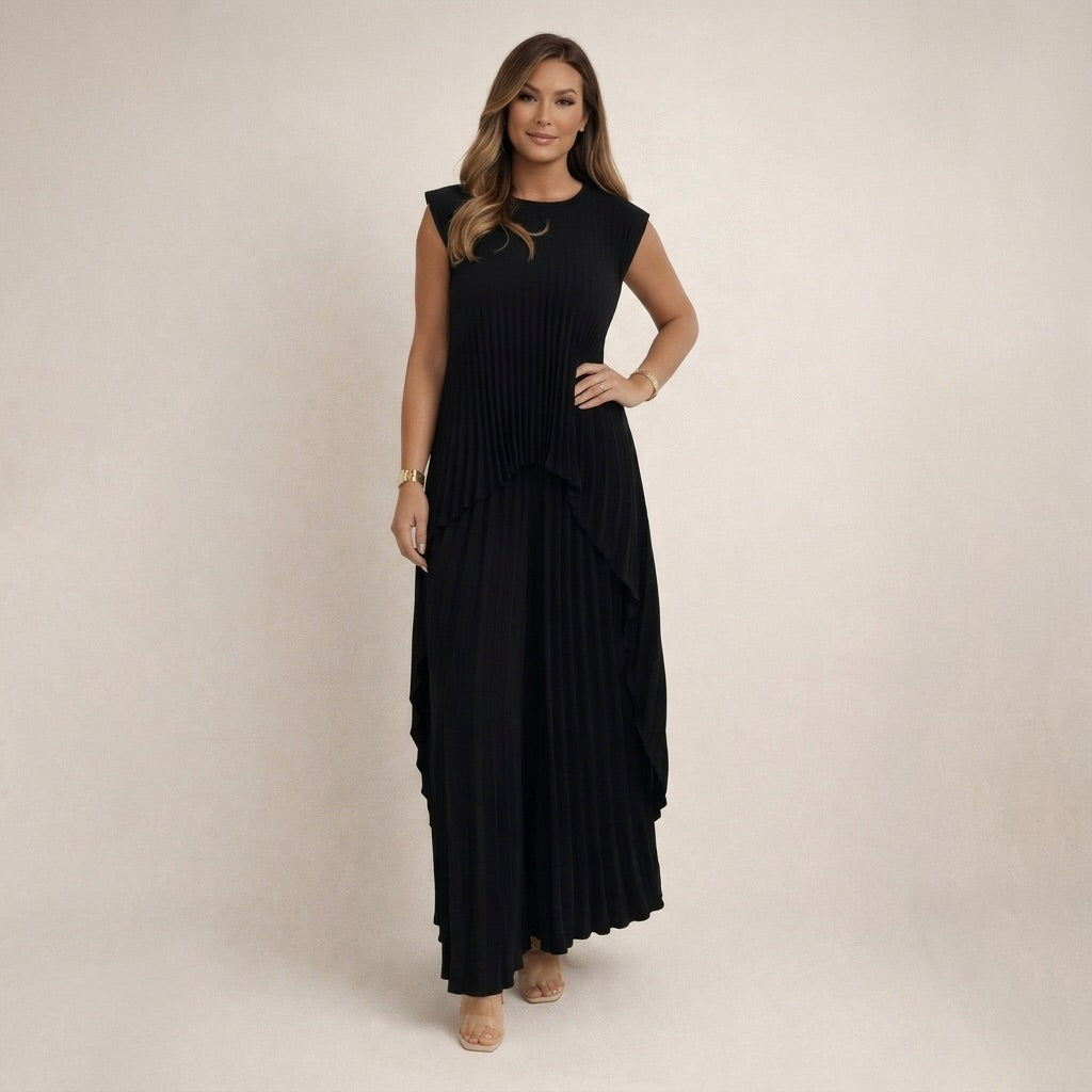 Halina | Elegant Pleated Set