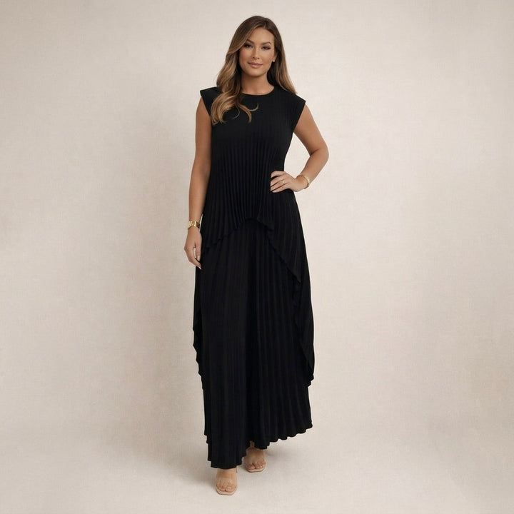 Halina | Elegant Pleated Set