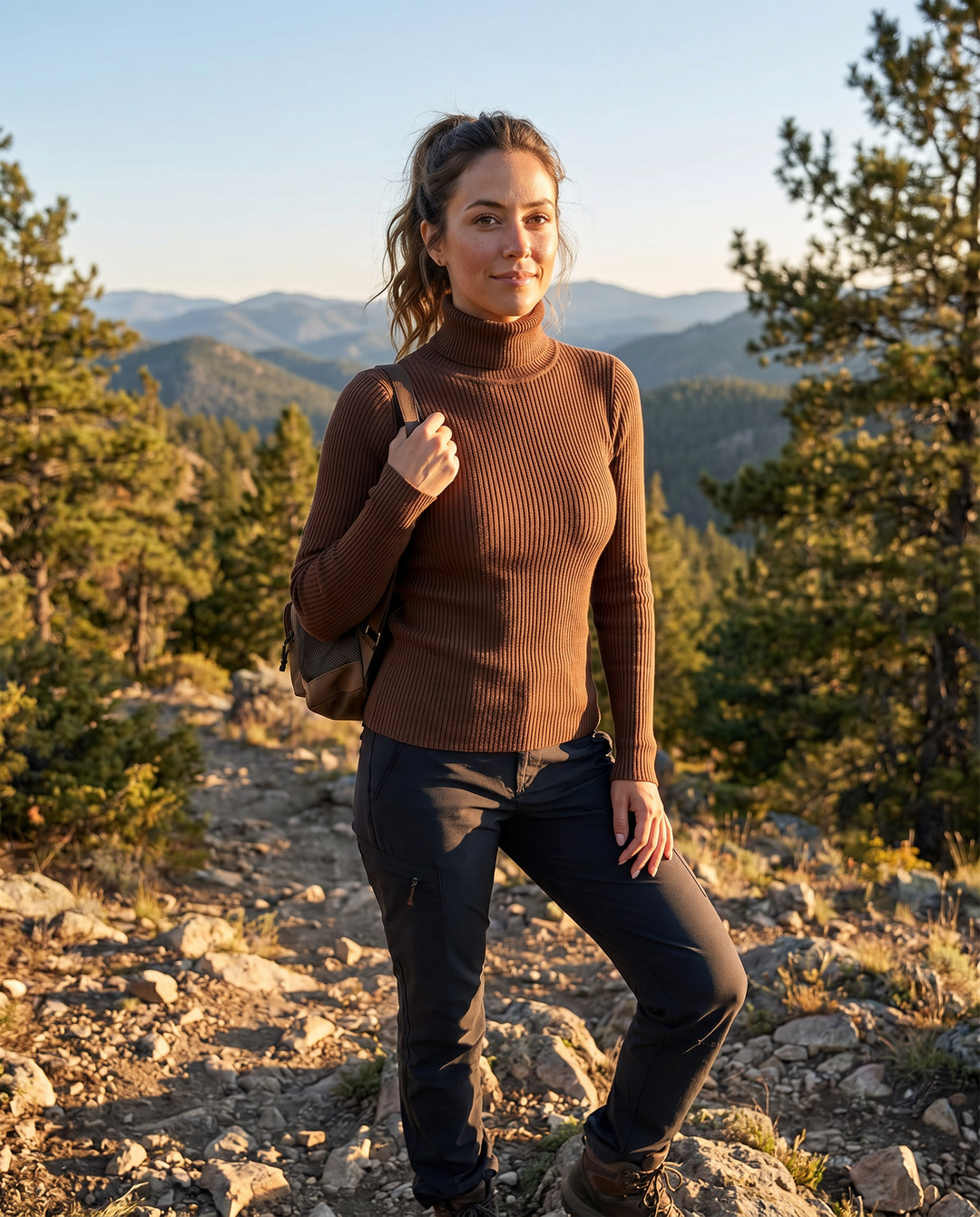 Alizée | Ribbed Turtleneck Sweater