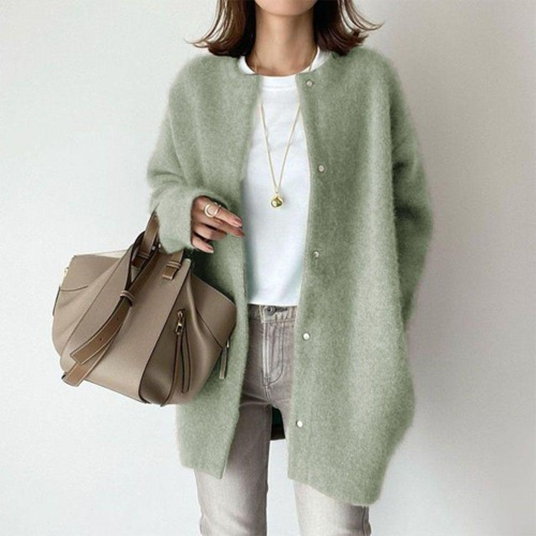 Islay | Relaxed Long-Sleeve Cardigan