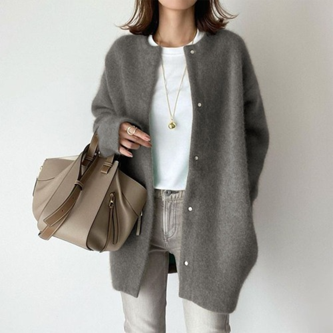 Islay | Relaxed Long-Sleeve Cardigan