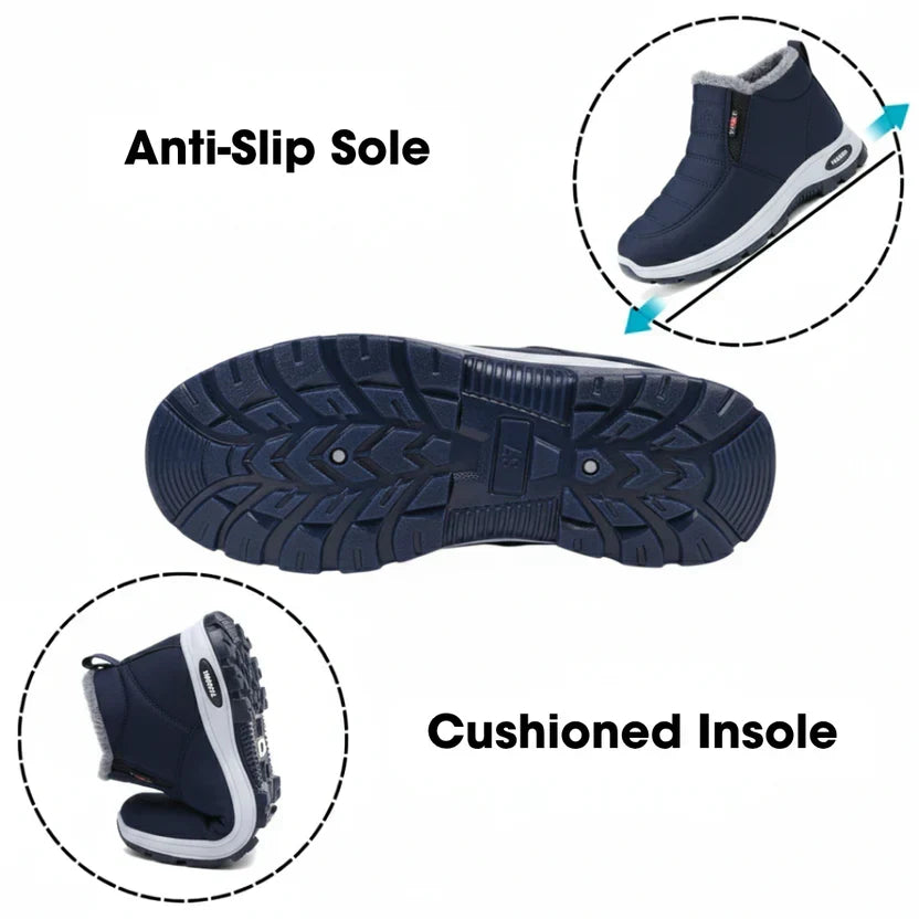 Odalys | Quilted Waterproof Ankle Boots