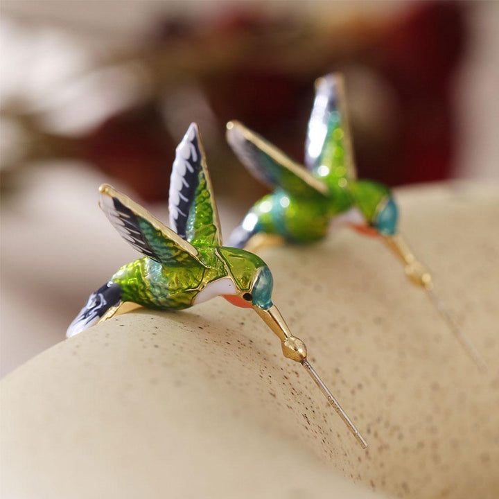 Louanne | Hummingbird Stainless Steel Earrings