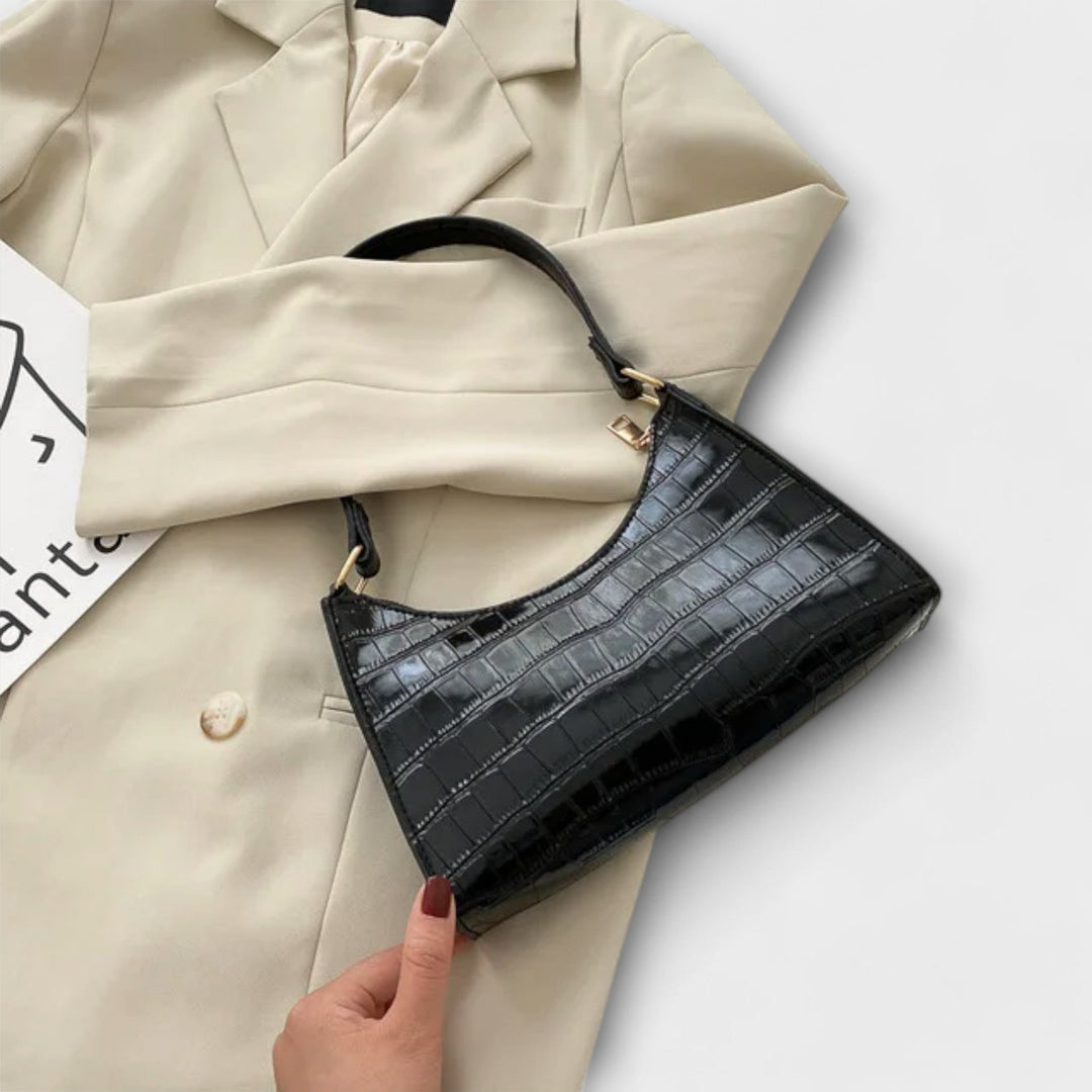 Iris | Shiny Leather Bag