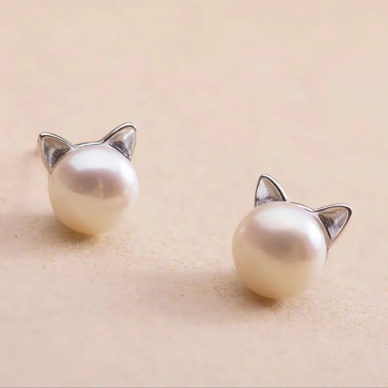 Wilda | Pearl Cat Jewelry Set