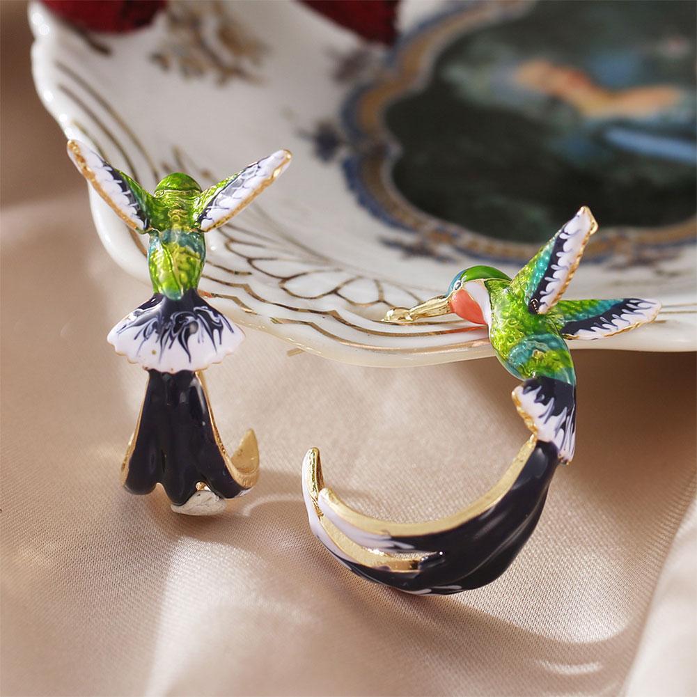 Louanne | Hummingbird Stainless Steel Earrings