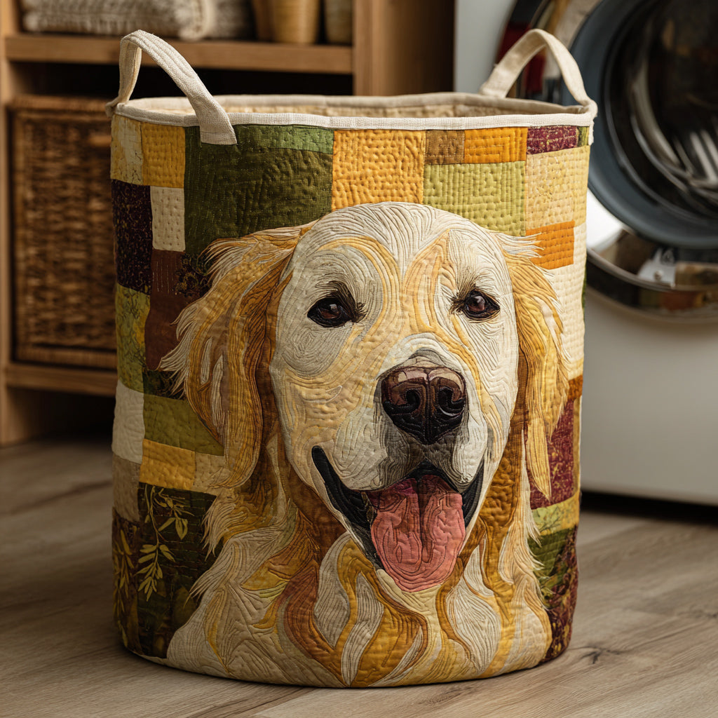 Sarah | Golden Retriever Laundry Basket