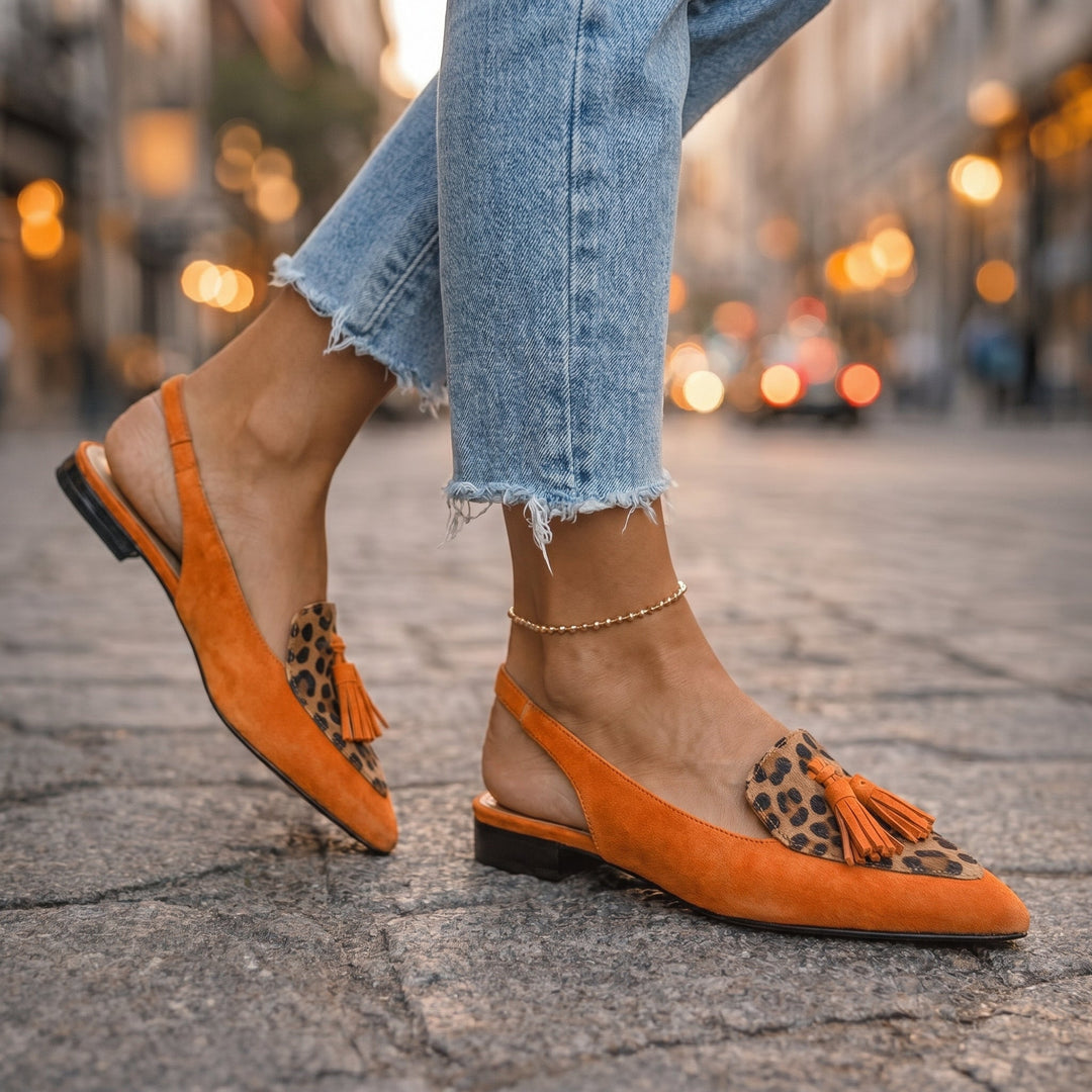 Olivah | Strappy Tassel Sandals
