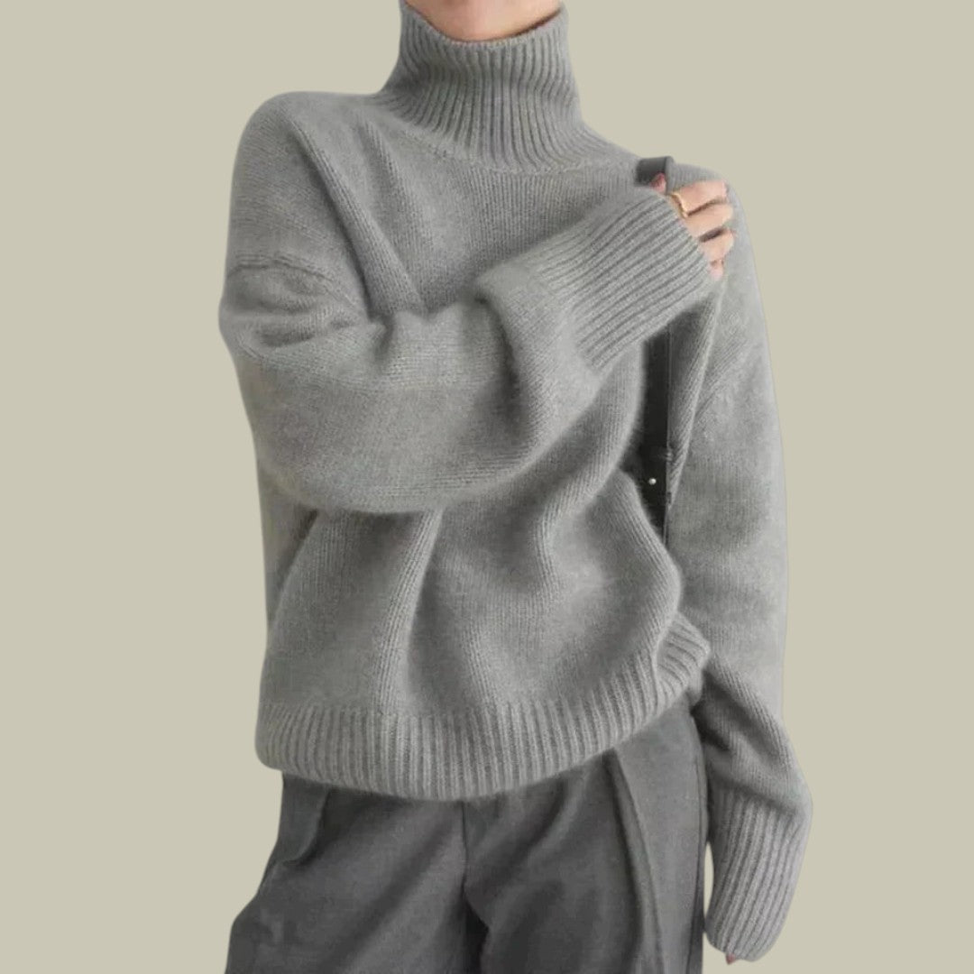 Yulia | High-Neck Relaxed Sweater