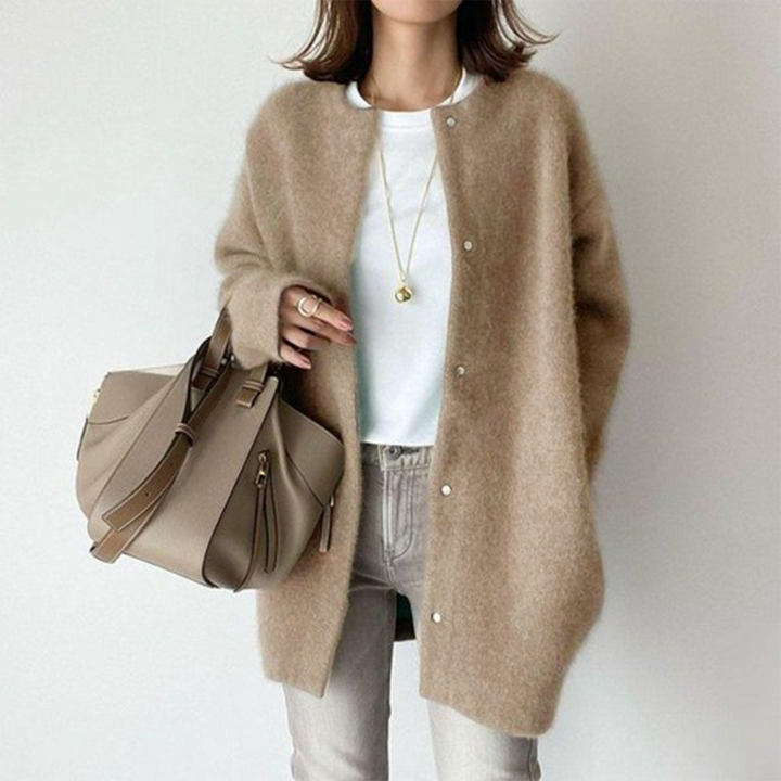 Islay | Relaxed Long-Sleeve Cardigan