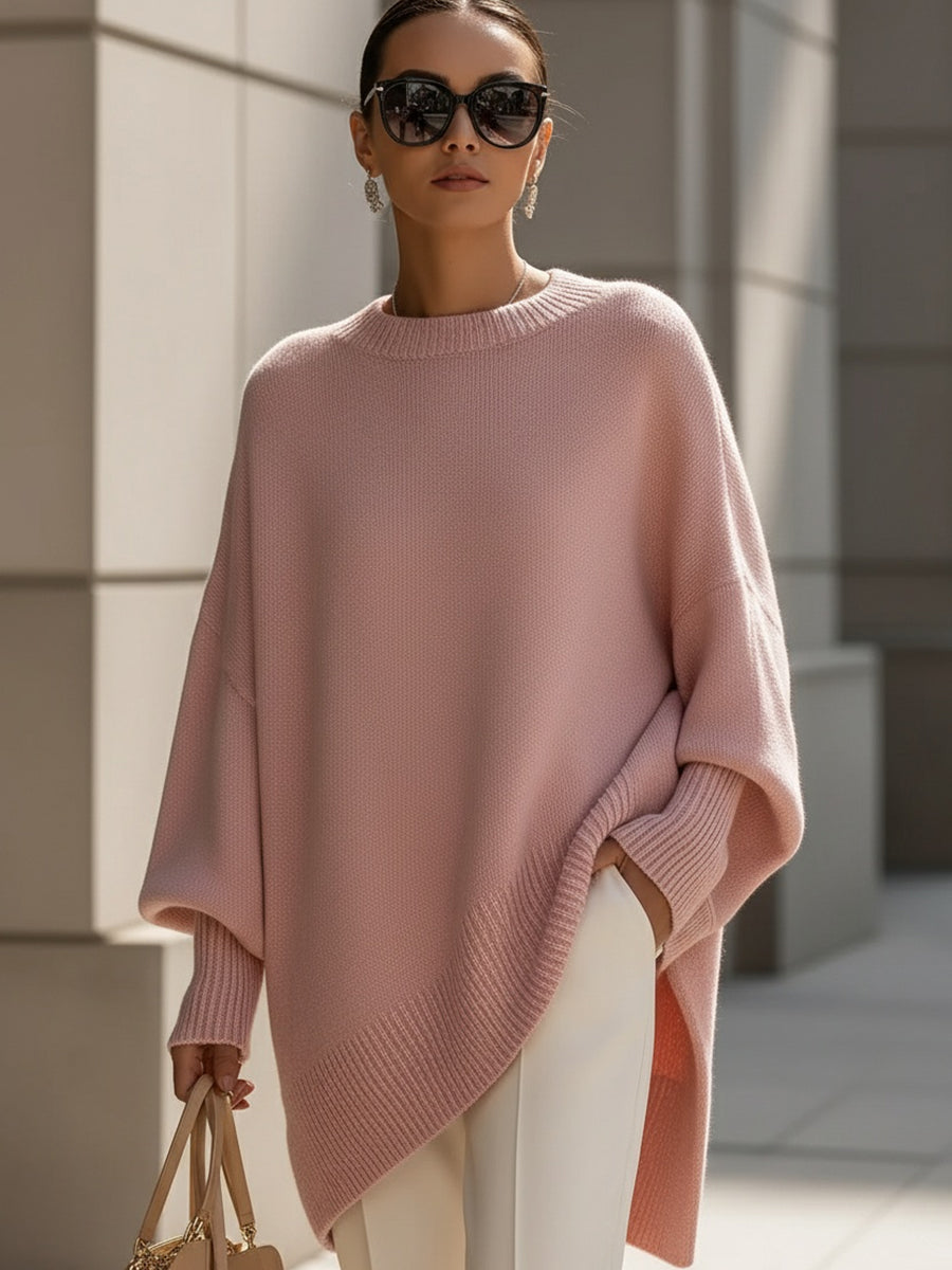 Korelia | Oversized Drape Knit Sweater