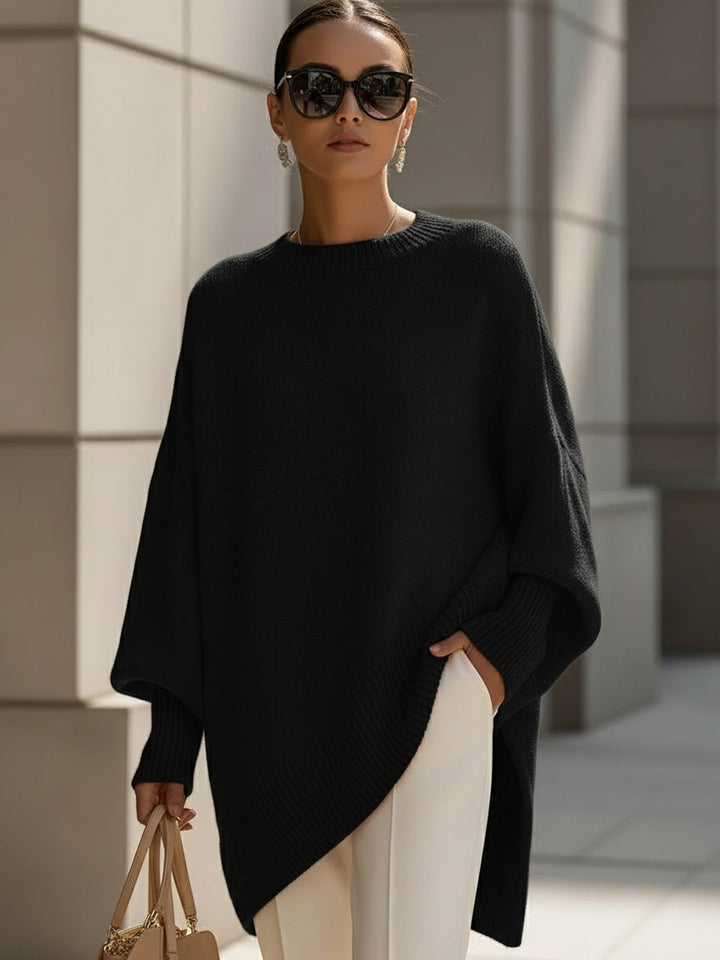 Korelia | Oversized Drape Knit Sweater