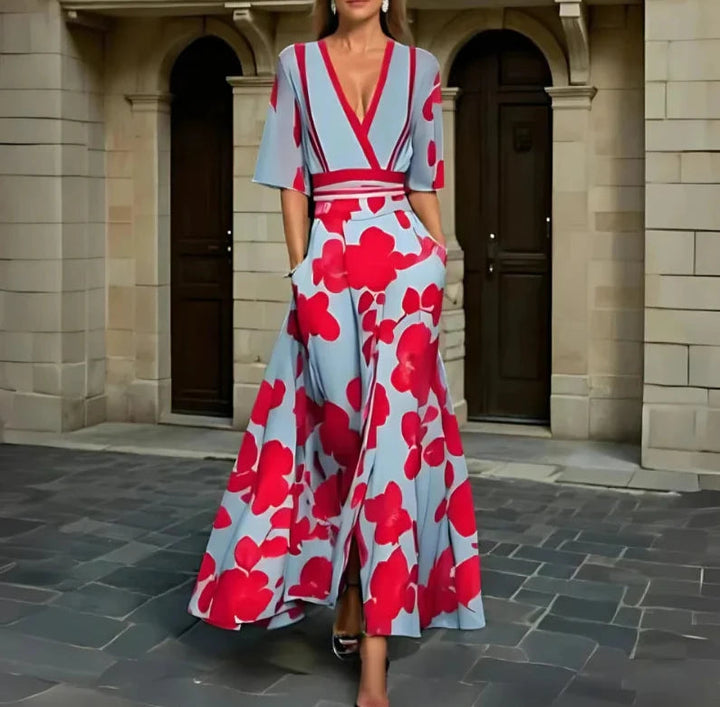 Helena | Elegant Floral Dress