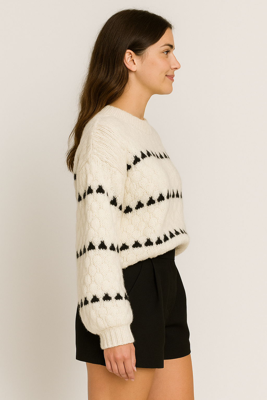 Ondine | Textured Crewneck Sweater